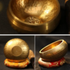 Nepal Tibetan Buddhist Bowl Handmade Singing Bowl Set Cushion Mallet Meditation Storage Bag Meditation Singing Bowl - Image 5